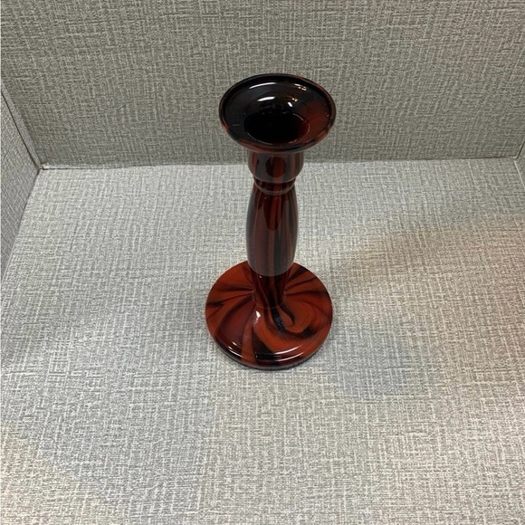 Vintage Kralik Welz Czechoslovak Glass Candlestick - Picture 3 of 11